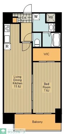 プライムコート立川の物件間取画像